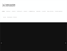 Tablet Screenshot of evanguston.com